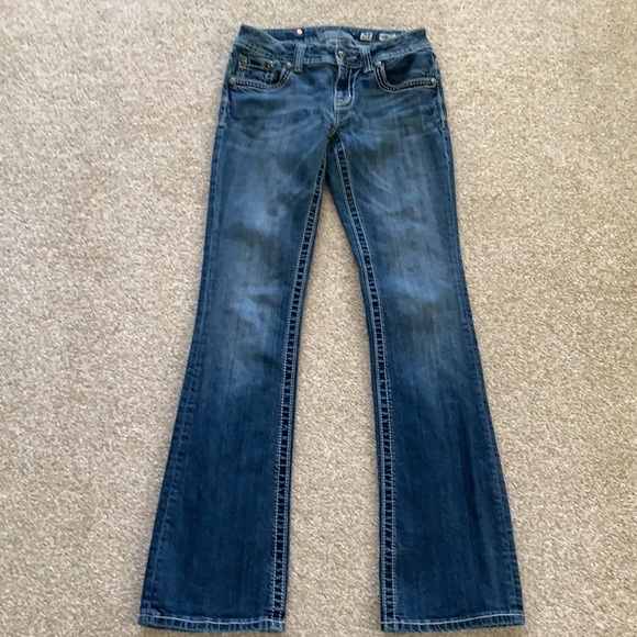 Miss Me Blue Jeans Boot Cut, 27 - Picture 6 of 10